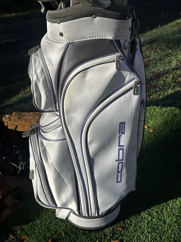 Cobra Bio Cell S Ladies RH Complete Set Driver 5W 4-5H Hybrids 6-SW Putter Bag - Image 2 of 4
