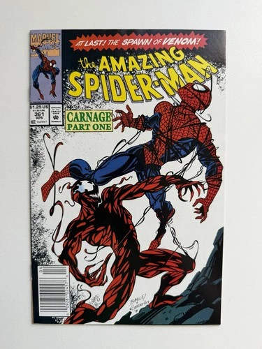 Amazing Spider-Man #361 NM 1992 Newsstand 1st Appearance Carnage Marvel Comics