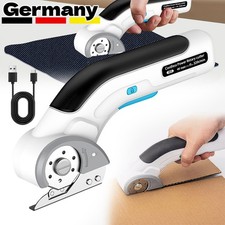 Kabellose Elektrische Schere Rollschneider Stoff Leder Nähen Teppich Karton USB