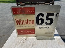 P*e様 ブリキ看板、Winston 、 Winston Cigarette Sign for sale | eBay