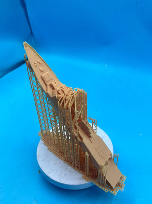 1/700 resin model of the South Korean destroyer Sejong Daewang