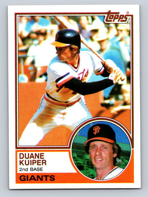 1983 Topps #767 Duane Kuiper San Francisco Giants - NM/MT