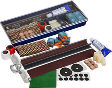 Billiard Pool Cue Deluxe Repair Kit - 15 Items Included