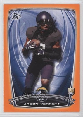 2014 Bowman Rookies Orange 36/299 Jason Verrett #4 RC 1b8