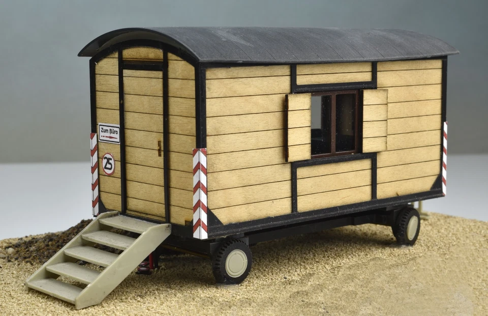 Construction trailer polystyrene + plywood milled, track 0, M 1:43 - Image 4 of 4