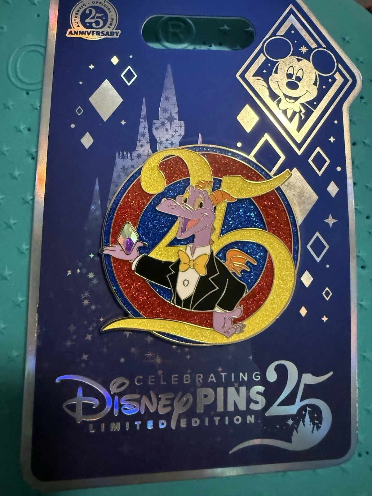 Celebrating 25 Years of Disney Pin Trading Dressed to Impress Figment LE 750