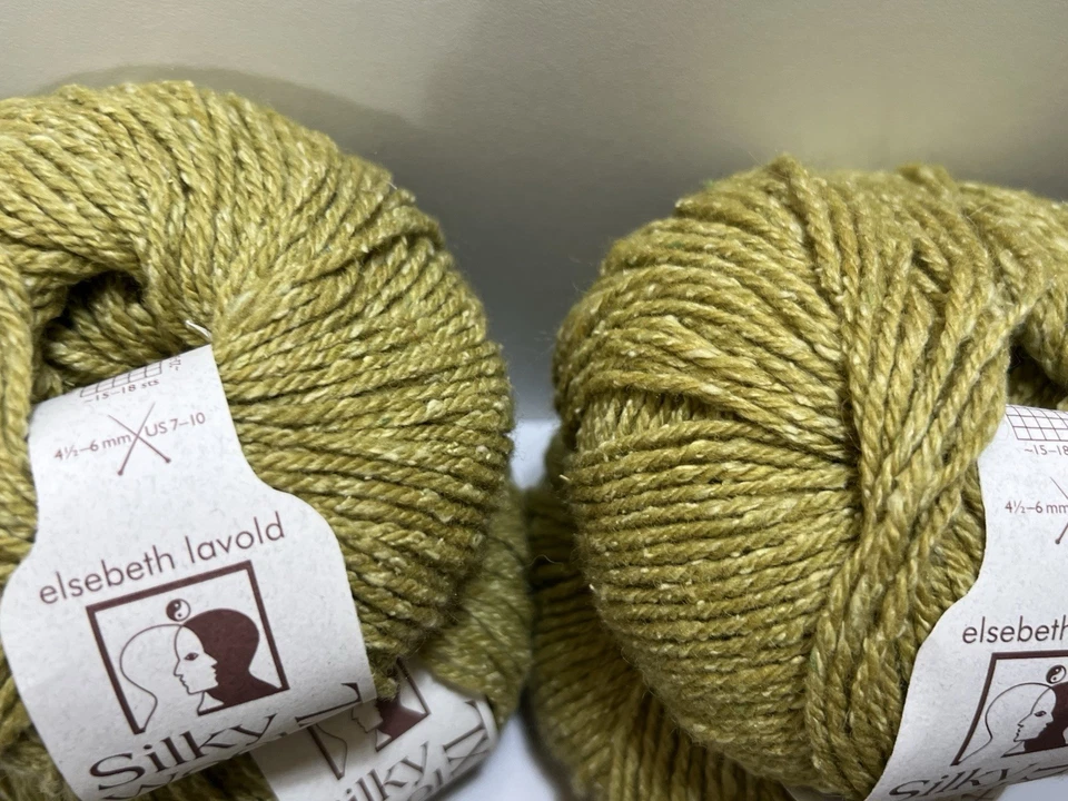 Elsebeth Lavold LANA DE SEDA XL Hilo JUGO DE LIMA 50gr/104yds ea. Juego de 13 lana seda Foto 4 de 4