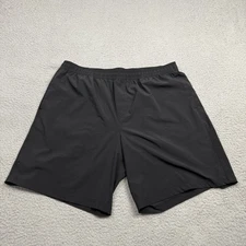 Chubbies Shorts Mens XXL 2XL Black Secret Agent Athletic 7 In Inseam