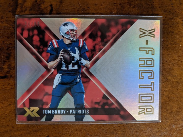 2018 Panini XR Tom Brady X-Factor #/99 | eBay