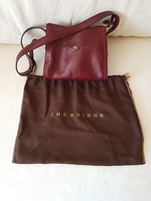 *REDUCED*The Bridge small Leather Bag Oxblood/Burgundy/Wine