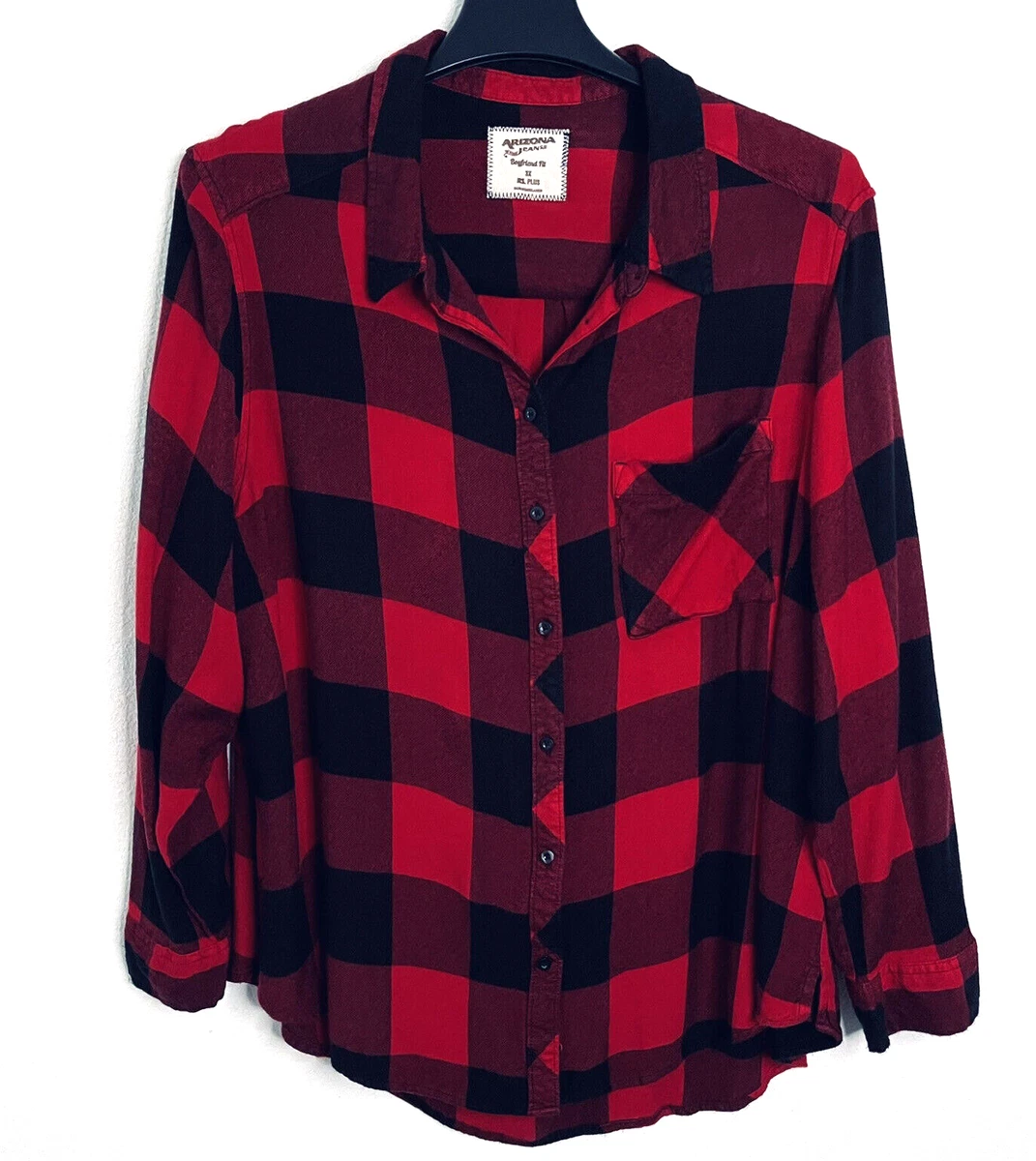 Womens buffalo plaid flannel deals