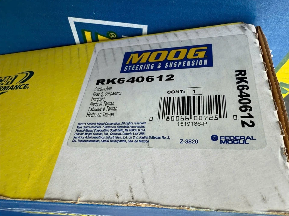 Brazo de control Moog RK640612 pasajero delantero lado derecho superior con casquillo(s) mano Foto 3 de 3