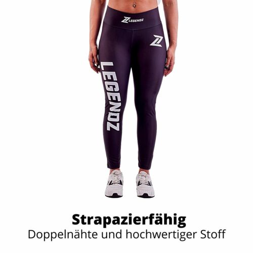 Leggins de mujer pantalones deportivos fitness yoga pantalones de entrenamiento largos deporte trotar - Imagen 1 de 46
