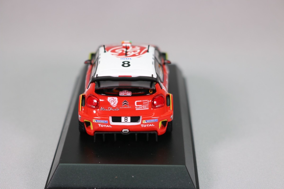 NOREV 155364 Scale 1/43 | CITROEN C3 WRC ABU DHABI N 8 RALLY TOUR DE