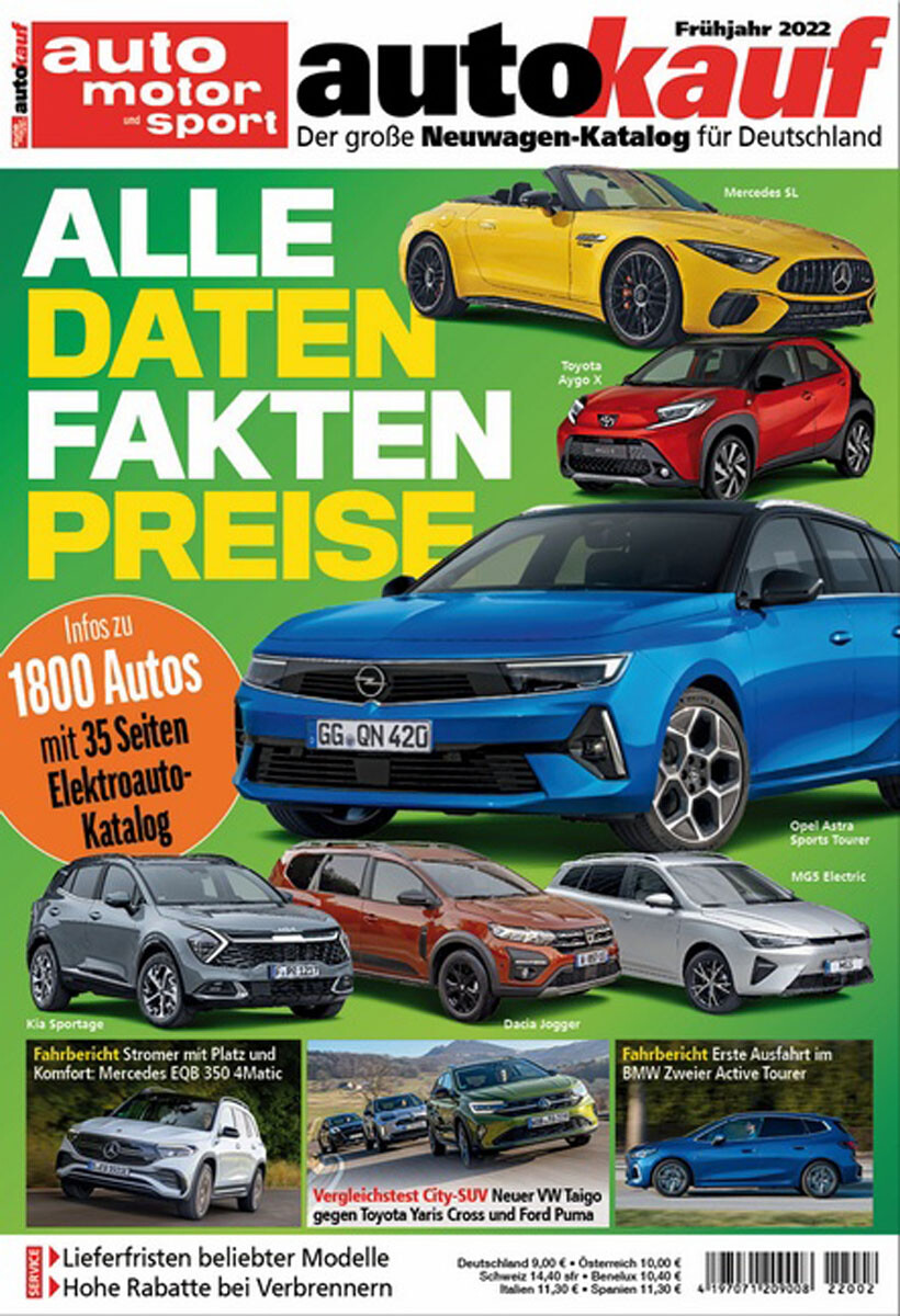 Thumbnail - Autokauf 02/2022 Frühjahr. Der Große Neuwagen-katalog Für Deutschland.