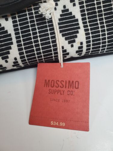 Mossimo schwarz-weiß Tragetasche Umhängetasche Seesack Weekender Reisetasche Tasche - Bild 9 von 10