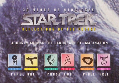 STAR TREK REFLECTIONS THE FUTURE 30 YEARS OF PHASE 2 TWO 1996 BASE CARD SET 100 - Picture 6 of 7