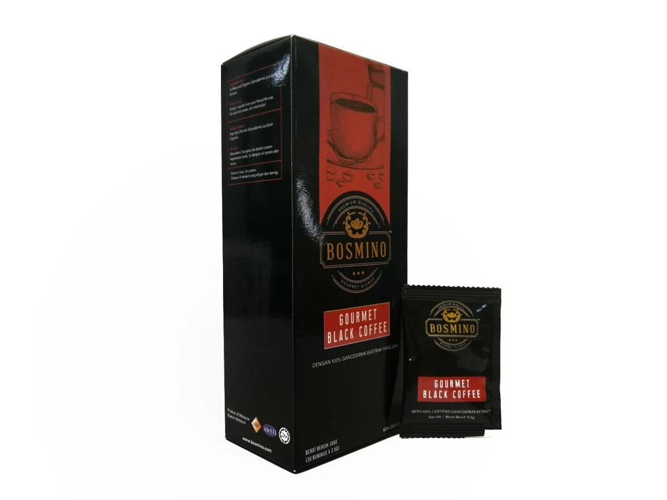 Bosmino 1 Box Ganoderma Coffee Black Coffee Gourmet Free Shipping  - Image 2 of 4