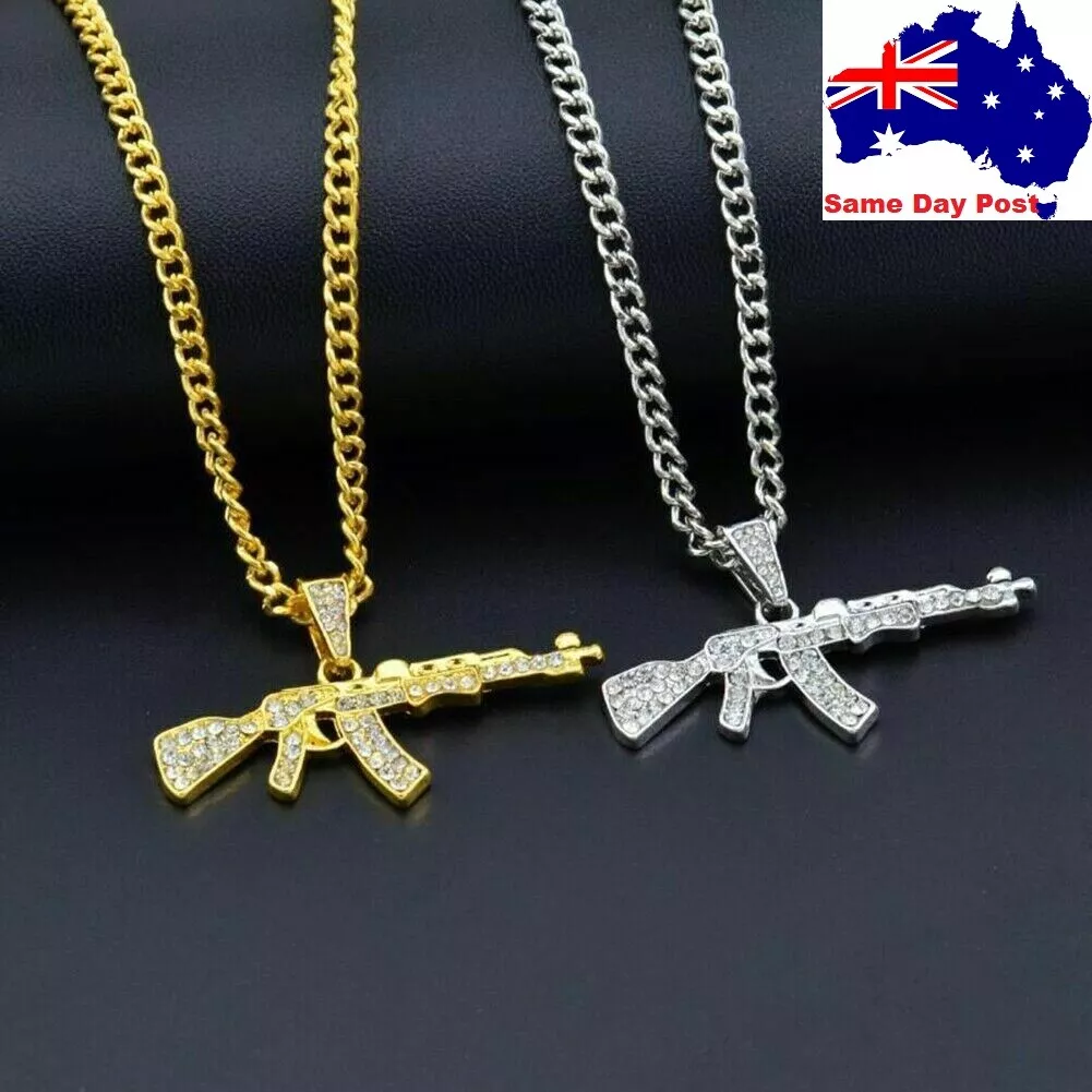 Gun chain pendant online