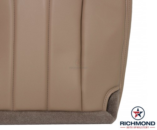 For 1997 1998 Jeep Cherokee Limited Sport -Driver Bottom Leather Seat Cover Tan - Picture 9 of 13
