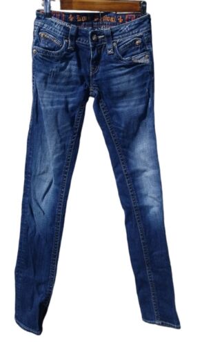 Joe's Jeans Women's Capri Jeans Stretch Cropped Cuffed Elma Wash Size 29