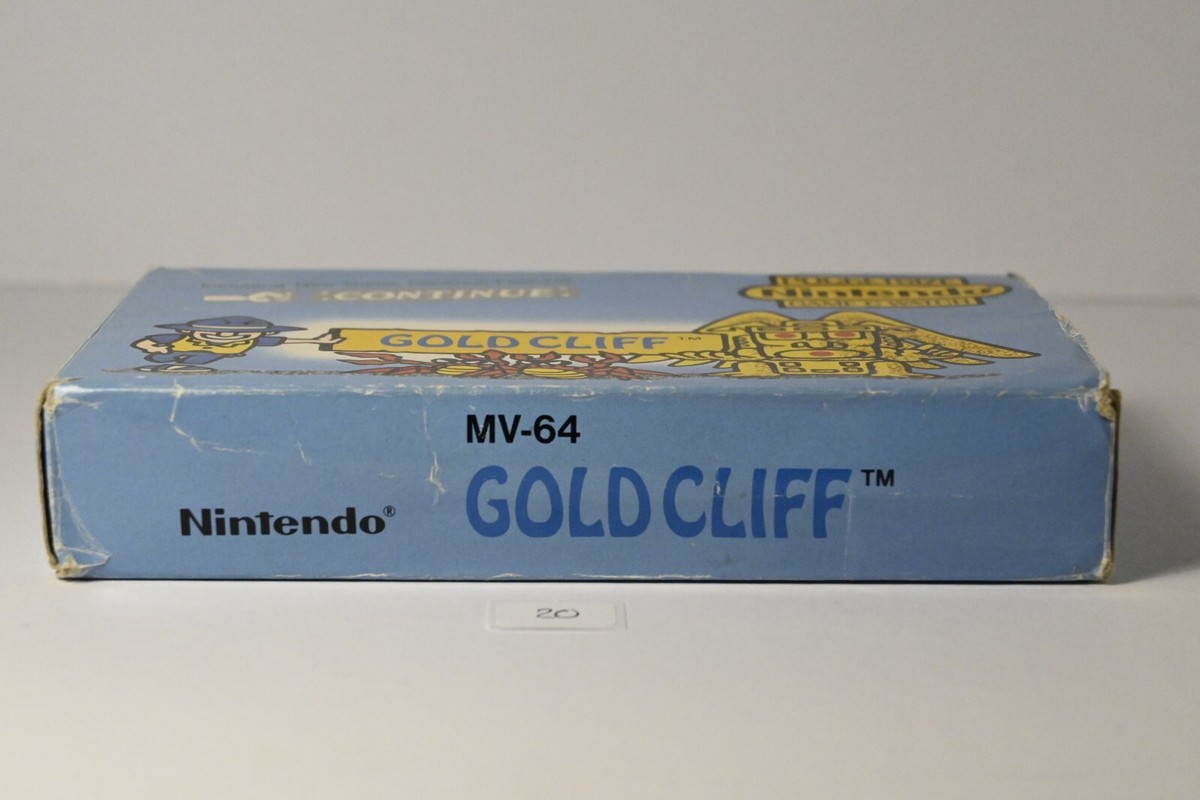 ゲーム&ウォッチ　　美品 Nintendo GOLDCLIFF Vintage Boxed Nintendo Game And Watch Gold Cliff Game 1988