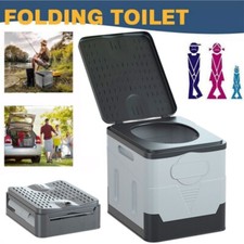 20L Portable Folding Toilet Seat For Camping Toilet Travel Hiking Outdoor Potty