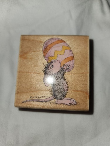 HOUSE MOUSE Rubber Stamp This Egg's For You