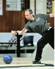 Mike Machuga PBA Bowler Bowling Signed Autographed Glossy 8 x 10 Photo