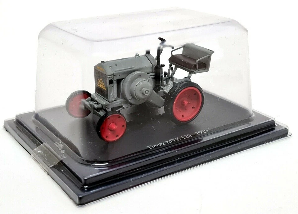 Hatchette 1/43 Scale - Deutz MTZ 120 1929 Grey Diecast & Plastic model tractor - Image 2 of 2