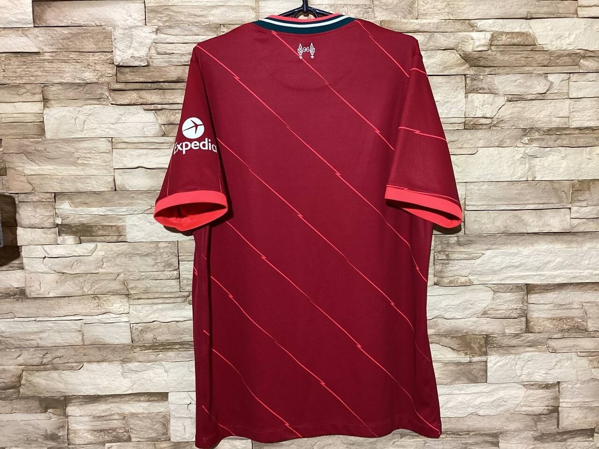 LIVERPOOL 2021 2022 Home Football Shirt Soccer Jersey Nike Size L