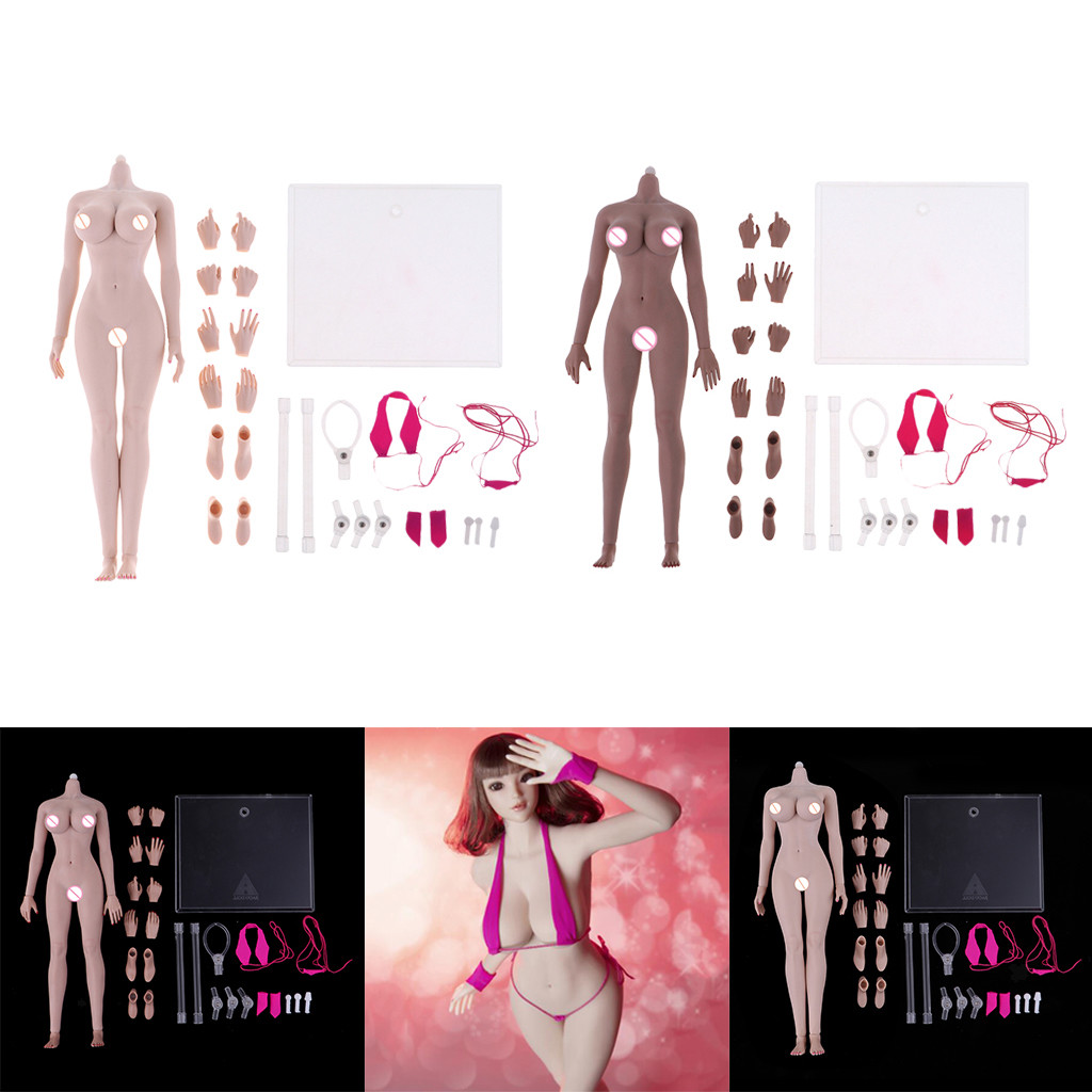1 6 Flexible Female Skeleton Nude Body Feet Hand Accessories for Phicen 27cm 1 6 Flexible Female Skeleton Nude Body Feet Hand Accessories for Phicen 27cm
