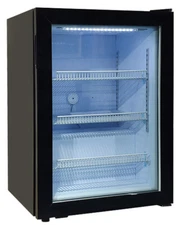 Omcan USA 47239 23" Countertop Glass Door Freezer Merchandiser in Black, 3.5 ...