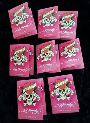 Lot of 8 - Ed Hardy Love Kills Slowly for Women EDP Vial Spray 0.05 oz