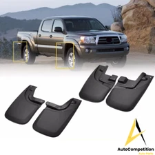 For 05-15 Toyota Tacoma Front&Rear Splash Guards Mud Flaps w/Fender Flares RH LH
