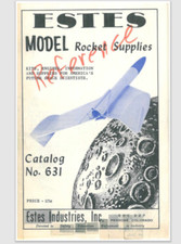 Estes Rocket Catalog NO. 631 Model Rocketry 1963 Comb bound gloss covers