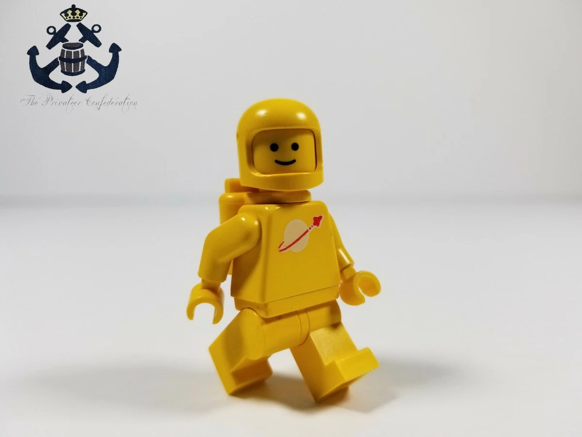 Lego Minifigure Vintage 1980s Classic Space Yellow Figure with Airtanks sp007