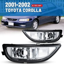 Fog Lights Set Compatible For Toyota Corolla 2001-2002 With Harness And Switch Fog Lights Set Compatible For Toyota Corolla 2001-2002 With Harness And Switch