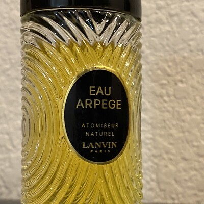 Vintage Eau Arpege 2 Fl. Oz Atomiseur Natural Lanvin Paris France