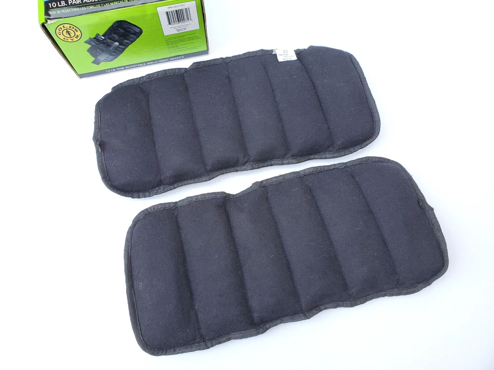 Gold's Gym Ajustable Tobillo Muñeca Pesas 10 LB Par (2) 5 lb En Caja Foto 4 de 4