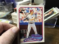 Randy Ready 1989 Topps Traded #102T Phillies