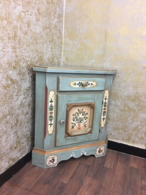 Voglauer Buffet Armoire Meuble Buffet Marron Antique Année 1600