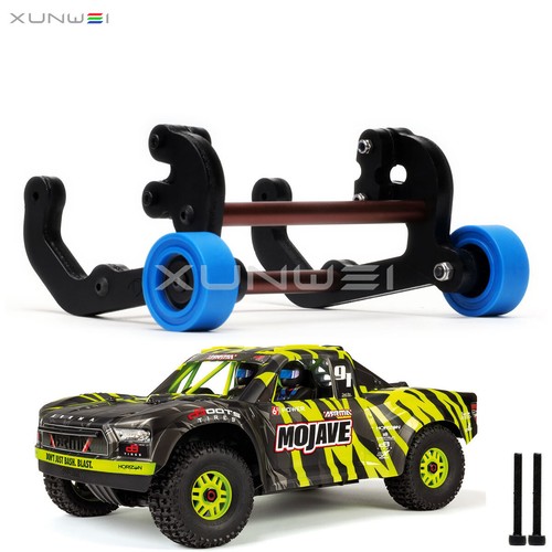Nylon Rear Head-Up Double Wheel Tumbling Wheelie Bar for 1/7 RC ARRMA 6S Mojave - Picture 11 of 11