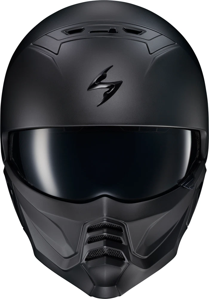 old school scorpion helmet EXO-R420 Lone Star fog sun shield installed Scorpion EXO-R420 Full-Face Helmet -