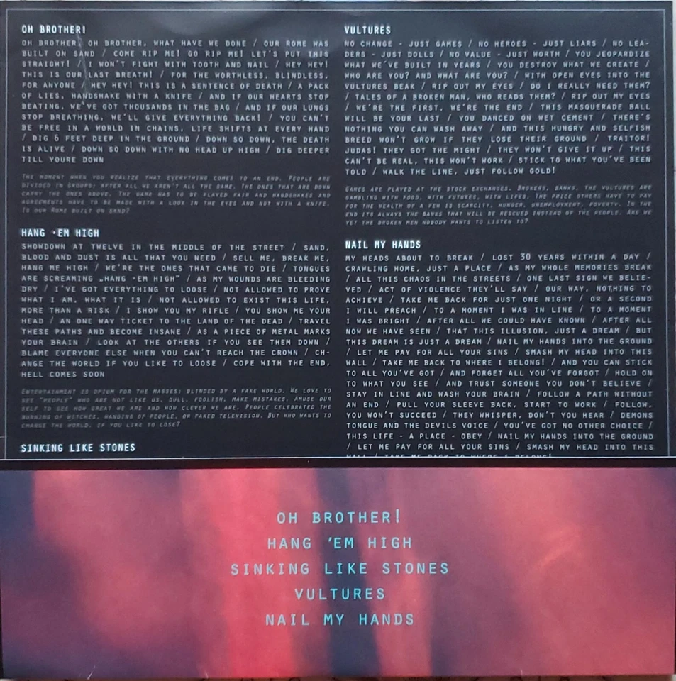 Notions - Notions (2018) Vinyl EP picture disc metalcore - Bild 2 von 4