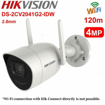 Hikvision DS-2CV2041G2-IDW 4MP WiFi IP Bullet Kamera Mikrofon Lautsprecher 2 way