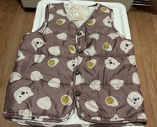 Boys and girls vest down cotton padded vest warm vest 7-8 years