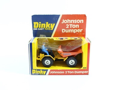 Vintage Dinky Johnson 2 Ton Dumper w/ Driver #430 | eBay