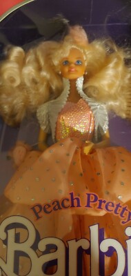 Peach Pretty Barbie 1989 New | eBay