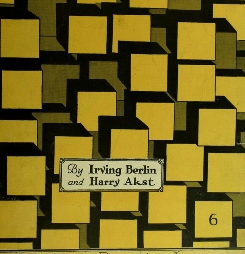 1921 Home Again Blues Irving Berlin Vintage Sheet Music M13